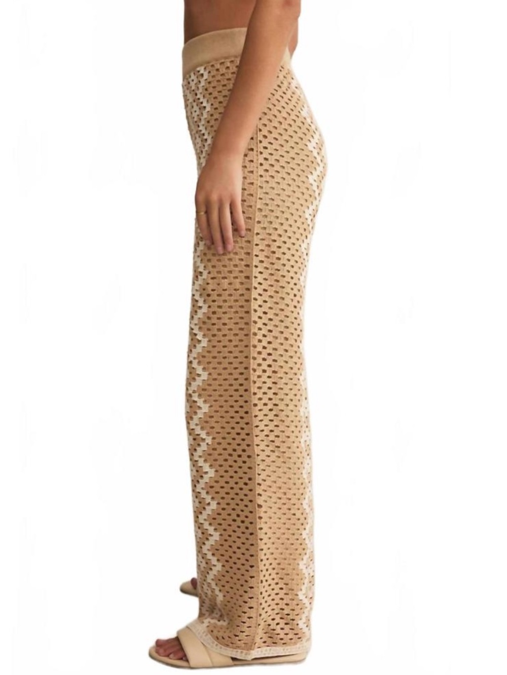 Z SUPPLY loma crochet pant in natural size XS - Picture 3 of 8